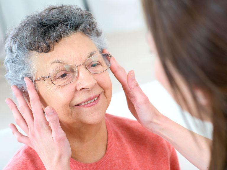 Senior with Cataracts