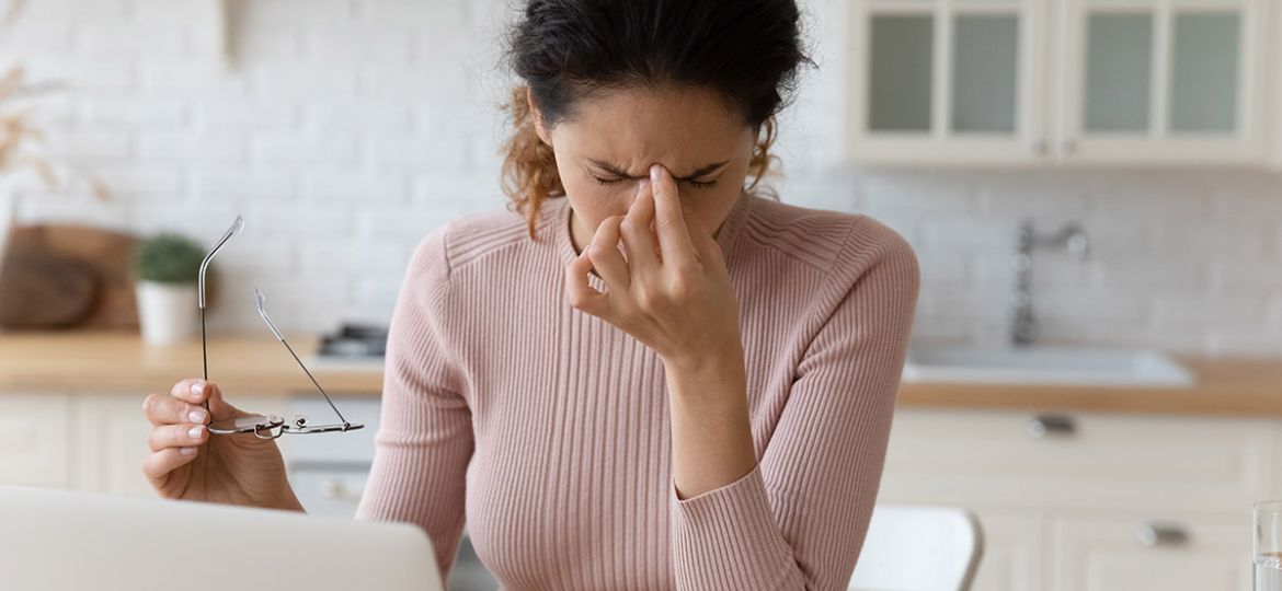 woman with astigmatism