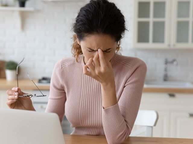 woman with astigmatism